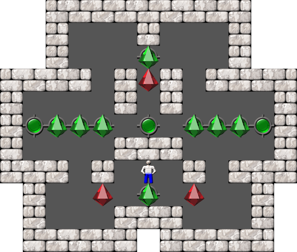 Sokoban Secundus gradus ad Olympo level 29